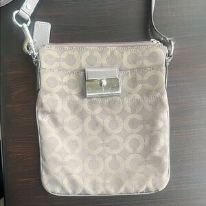 COACH Gray Crossbody Bag